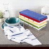 Hastings Home Set of 8 Kitchen Towels 16"x28" 100-percent Absorbent Waffle Weave Dishtowel for Drying 4 Colors 263403JMU